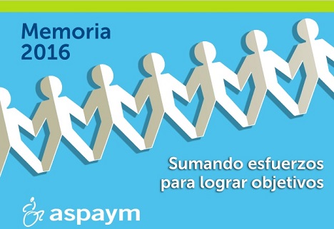 Memoria de Actividades de ASPAYM 2016