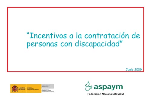 Incentivos a la contratacion de personas con discapacidad