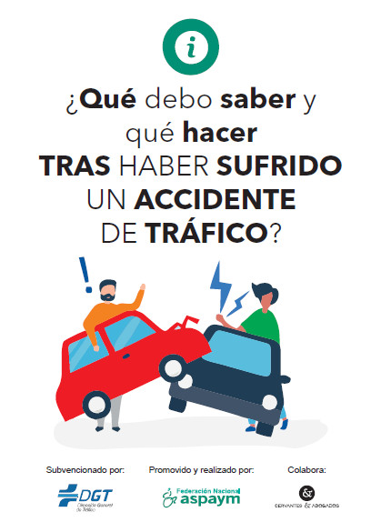 Portada de la Guía qué debo de hacer y qué saber tras haber sufrido un accidente